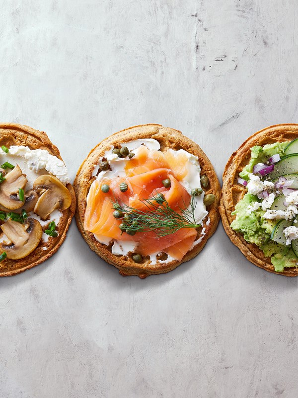 Waffle tartines