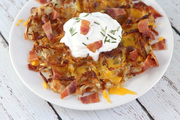Waffled hash browns