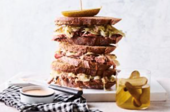 Wagyu silverside Reuben sandwich