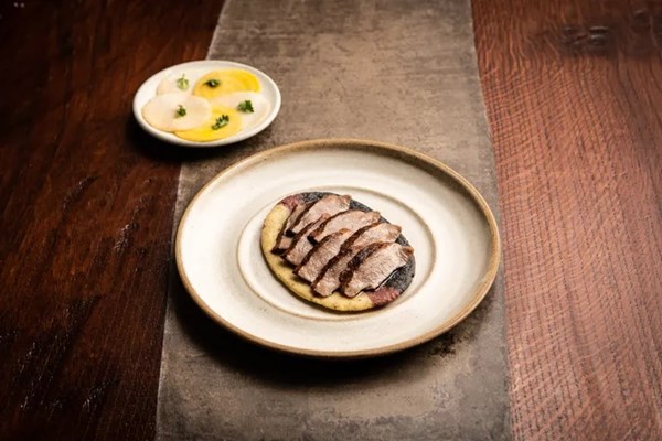 Wagyu tongue huarache