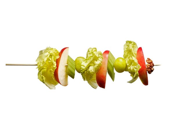 Waldorf salad on a stick