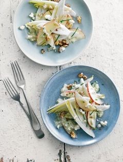 Waldorf salad with blue cheese