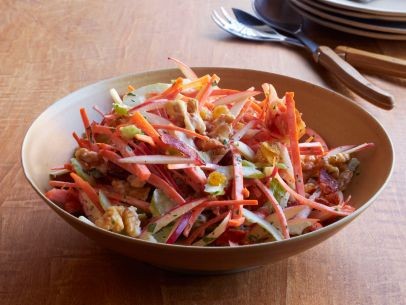 Waldorf slaw with bacon