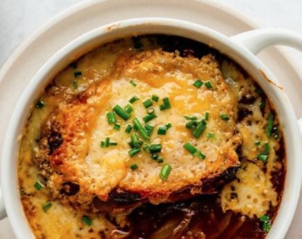 Walla Walla onion soup [Matthew, Connor, Austin and Charlotte Batey]