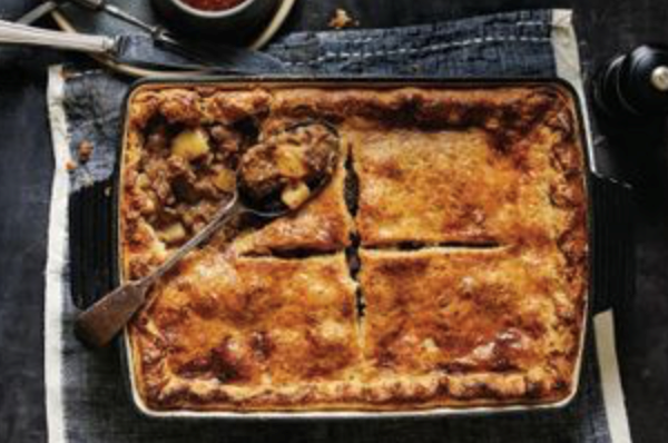Wallaby and potato pie
