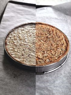 Walnut and Arbutus honey tart