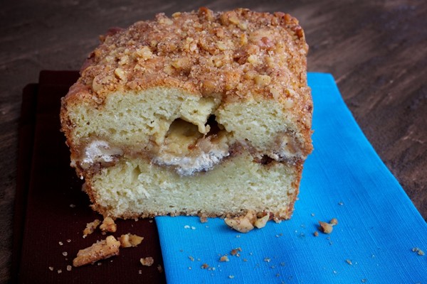 Walnut and halvah cake