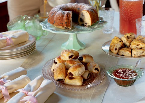 Walnut, golden raisin, and fennel seed scones