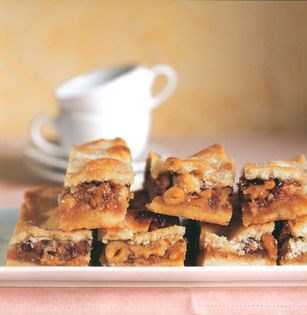 Walnut hazelnut bars