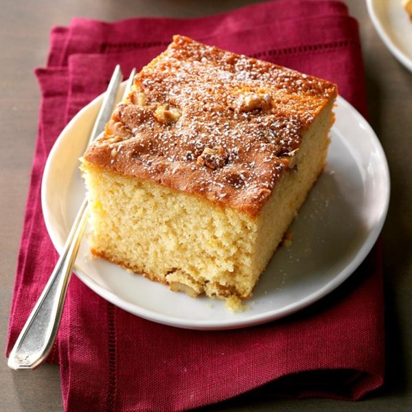 Walnut honey cake