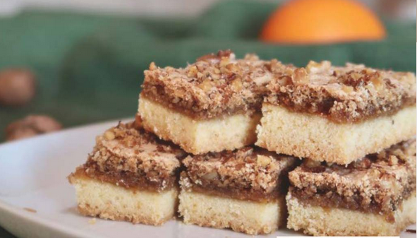 Walnut meringue slices (Londoneri)