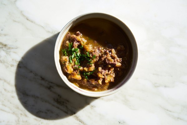 Walnut olive miso magic sauce
