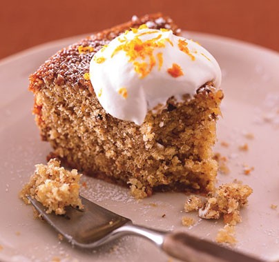 Walnut-orange cake