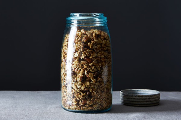 Walnut-rosemary savory granola