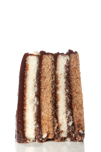 Walnut spice cake
