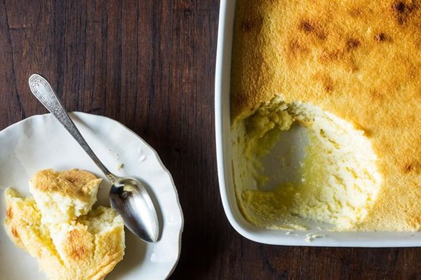 Warm & gooey citrus pudding