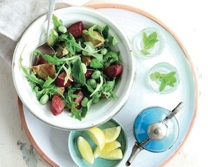 Warm artichoke & sausage salad