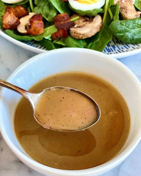 Warm bacon dressing