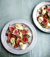 Warm baked figs
