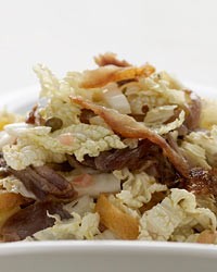 Warm duck-and-cabbage salad