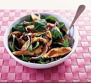 Warm lemon & thyme chicken salad 