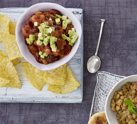 Warm Mexican bean dip