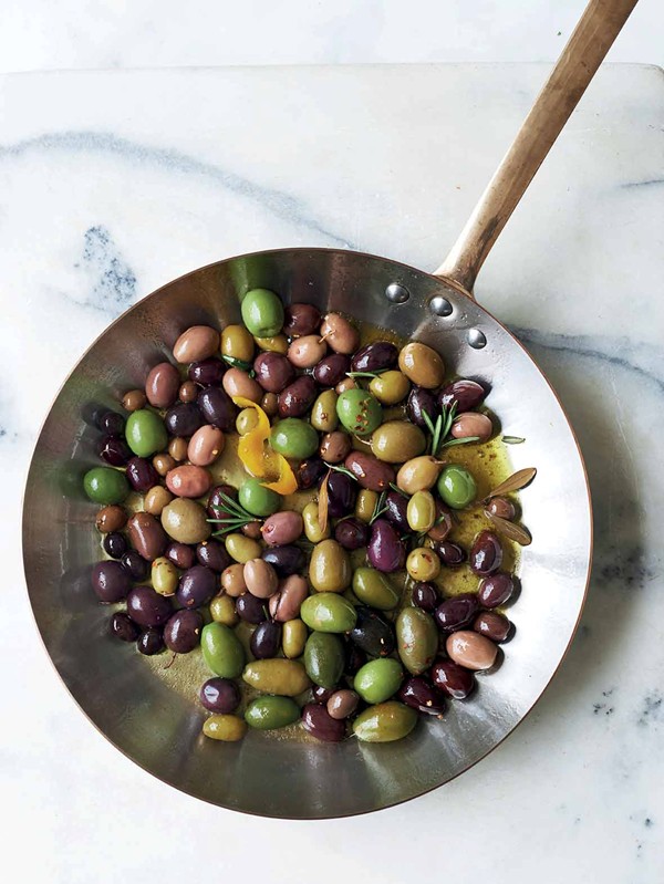 Warm olives