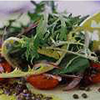 Warm Puy lentil salad
