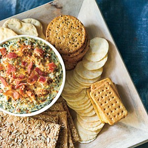 Warm turnip green dip