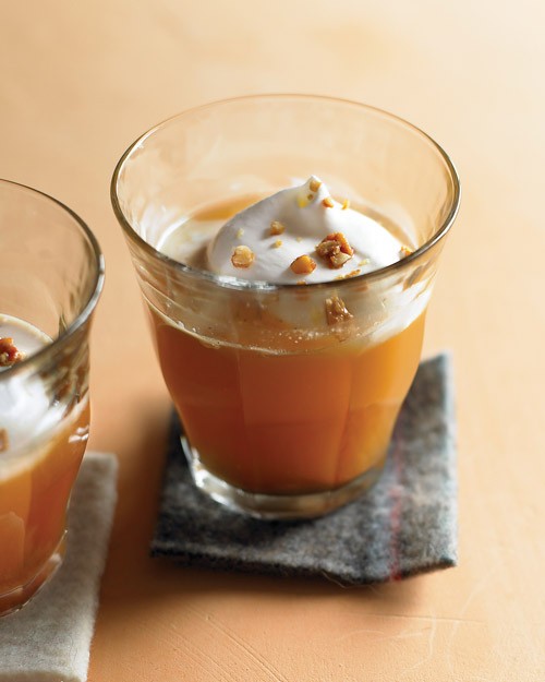 Warm vanilla cider