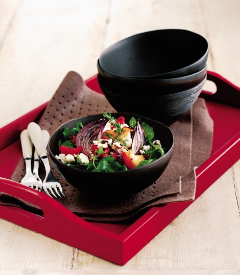 Warm vegetable salad