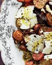 Warm winter-vegetable salad