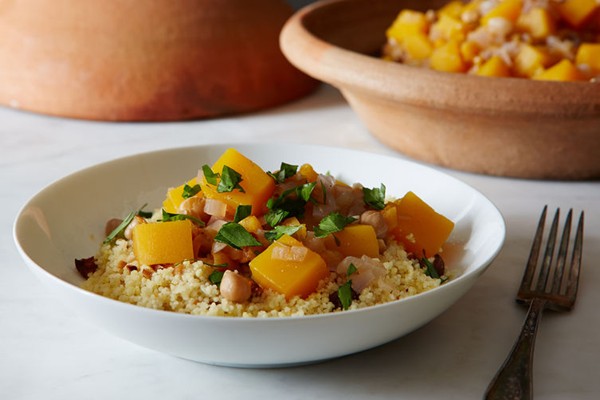Warming winter squash tagine