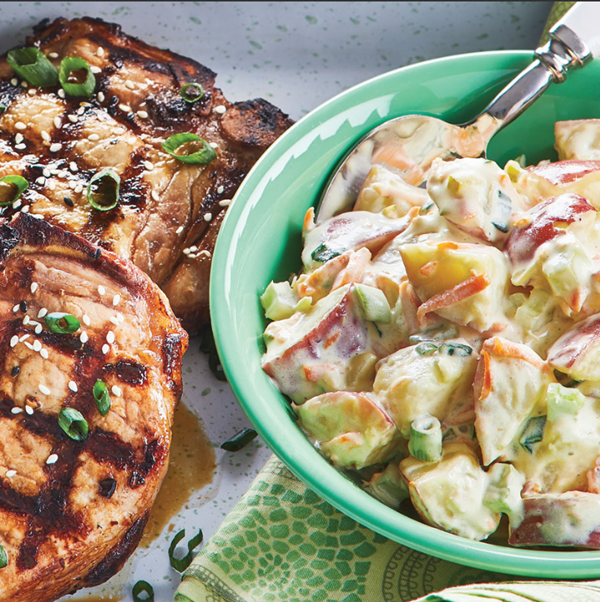 Wasabi potato salad