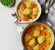 Waste-nothing chicken & dumpling stew