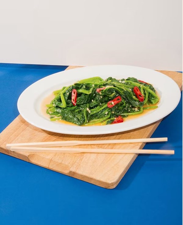 Water spinach with fermented tofu