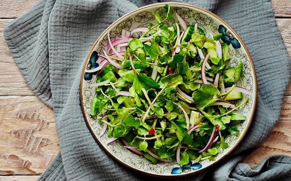 Watercress & cucumber salad