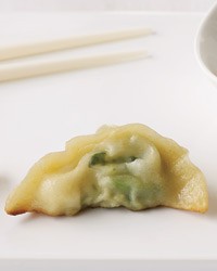 Watercress and tofu dumplings