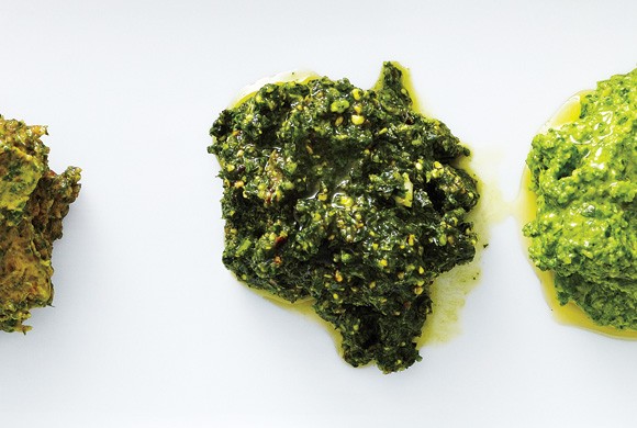 Watercress and walnut pesto