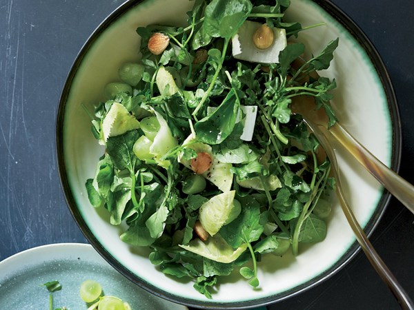 Watercress salad with verjus vinaigrette