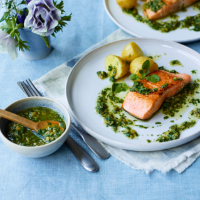 Watercress salsa verde