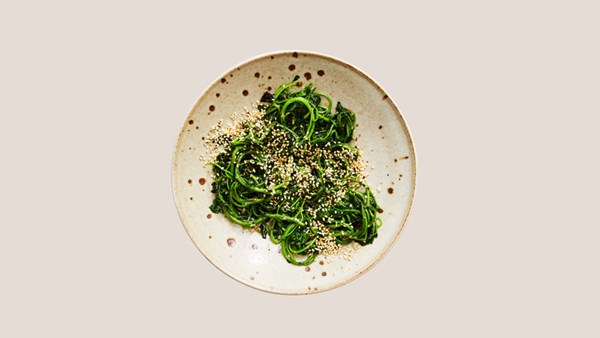 Watercress stir-fry