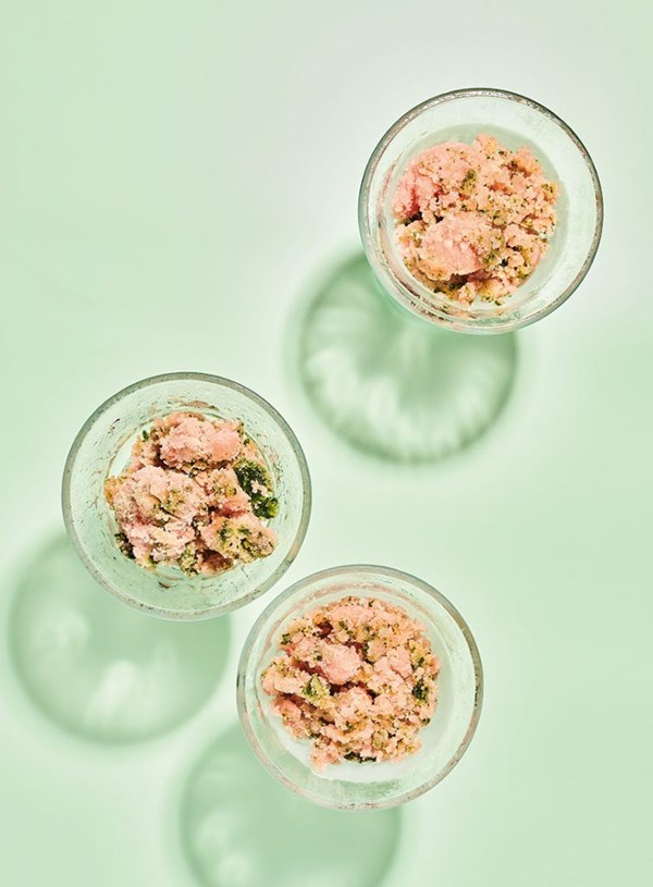 Watermelon & mint granita