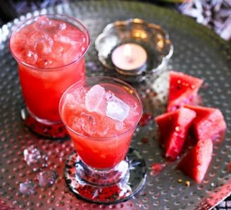 Watermelon & orange blossom lemonade