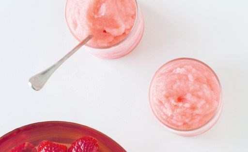 Watermelon + strawberry frosé