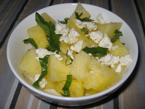 Watermelon and feta salad