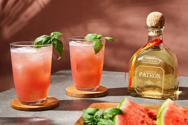 Watermelon-basil Paloma from Patrón