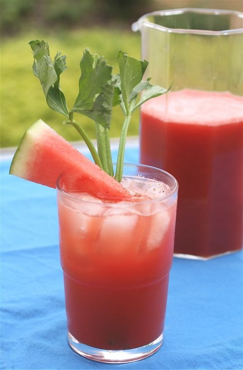 Watermelon bloody Marys
