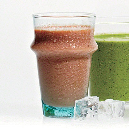 Watermelon, cucumber, and mint smoothies