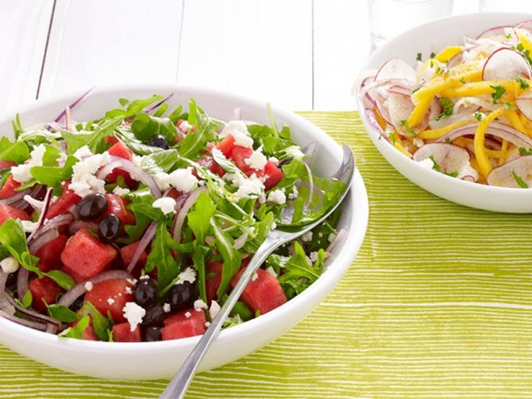 Watermelon-feta salad